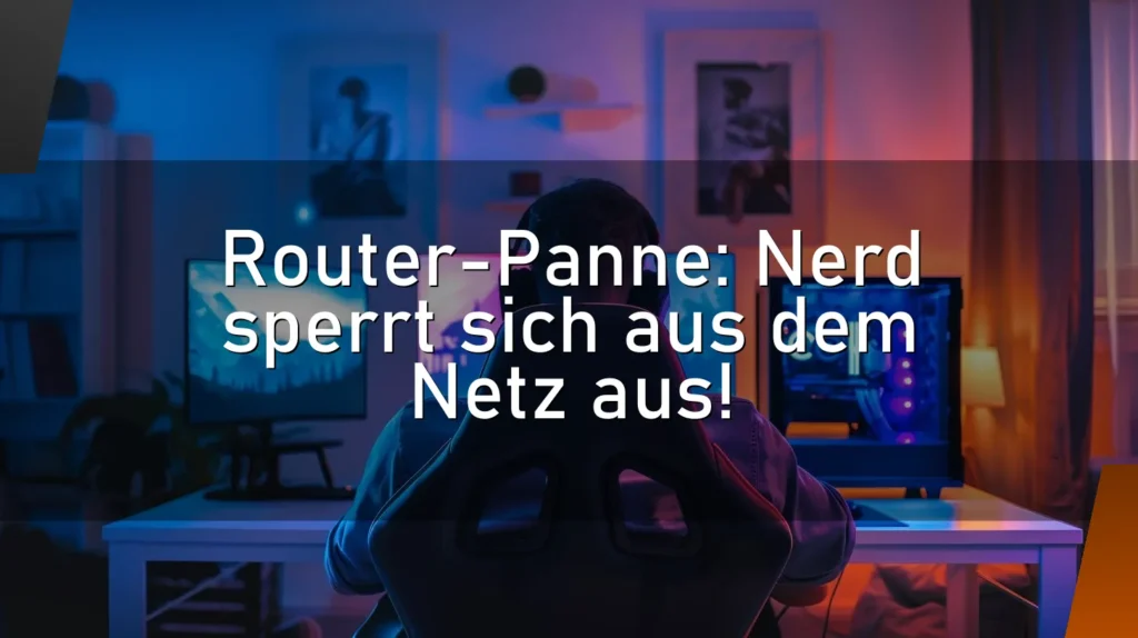 Router-Panne: Nerd sperrt sich aus dem Netz aus!