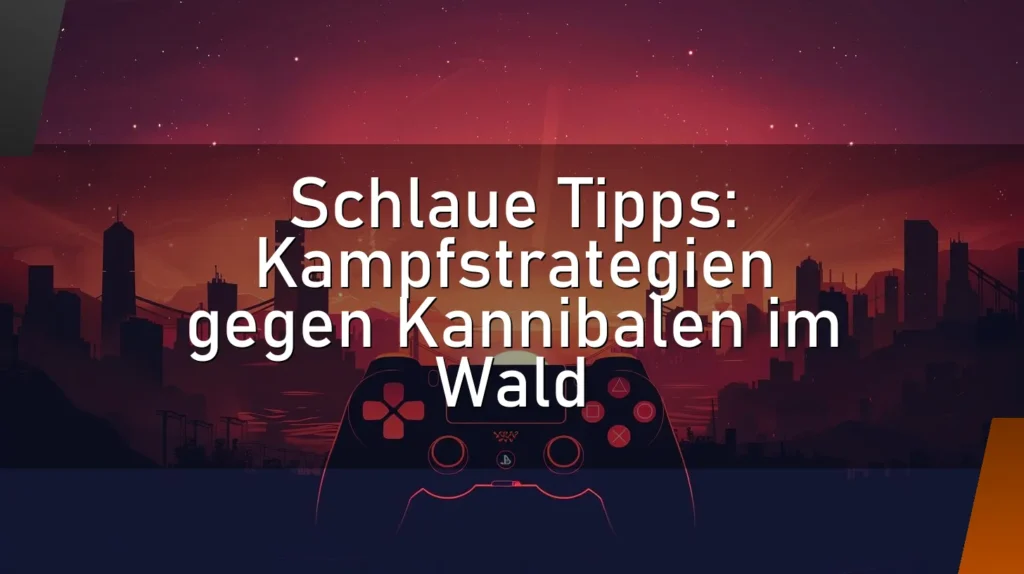 Schlaue Tipps: Kampfstrategien gegen Kannibalen im Wald