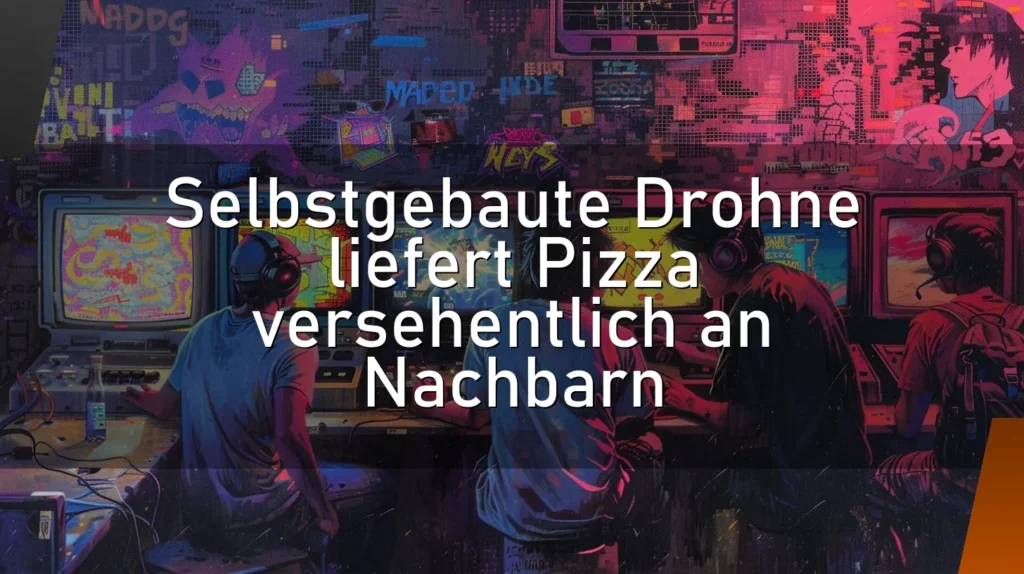 Selbstgebaute Drohne liefert Pizza versehentlich an Nachbarn