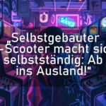 „Selbstgebauter E-Scooter macht sich selbstständig: Ab ins Ausland!“