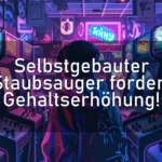 Selbstgebauter Staubsauger fordert Gehaltserhöhung!