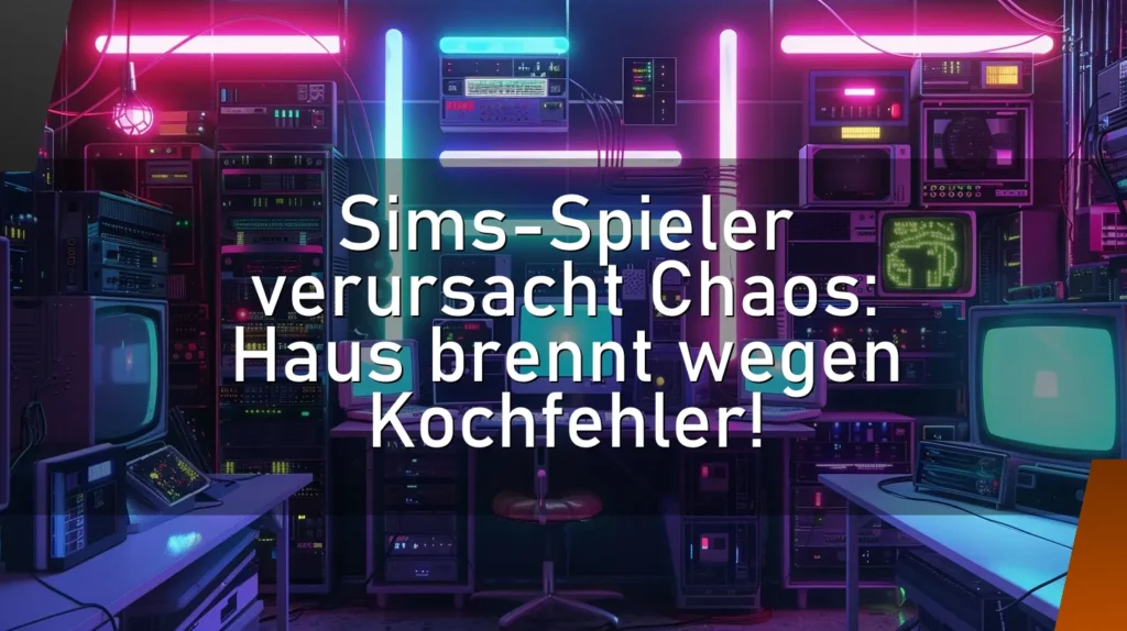 Sims-Spieler verursacht Chaos: Haus brennt wegen Kochfehler!