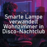 Smarte Lampe verwandelt Wohnzimmer in Disco-Nachtclub