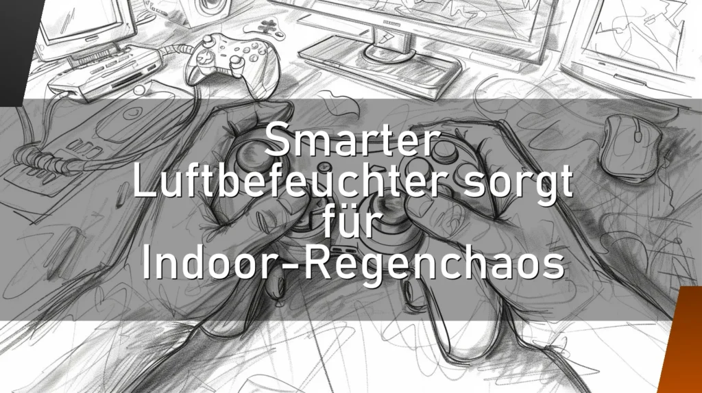 Smarter Luftbefeuchter sorgt für Indoor-Regenchaos