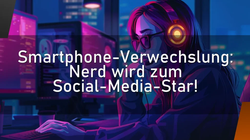 Smartphone-Verwechslung: Nerd wird zum Social-Media-Star!