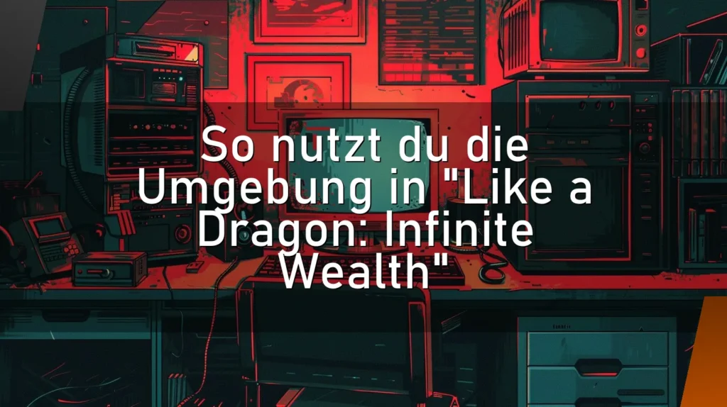 So nutzt du die Umgebung in “Like a Dragon: Infinite Wealth”