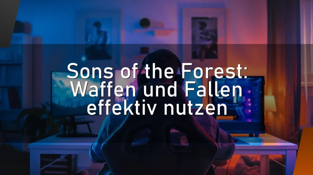 Sons of the Forest: Waffen und Fallen effektiv nutzen