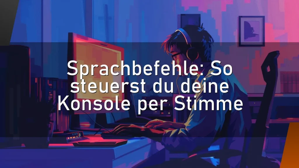 Sprachbefehle: So steuerst du deine Konsole per Stimme