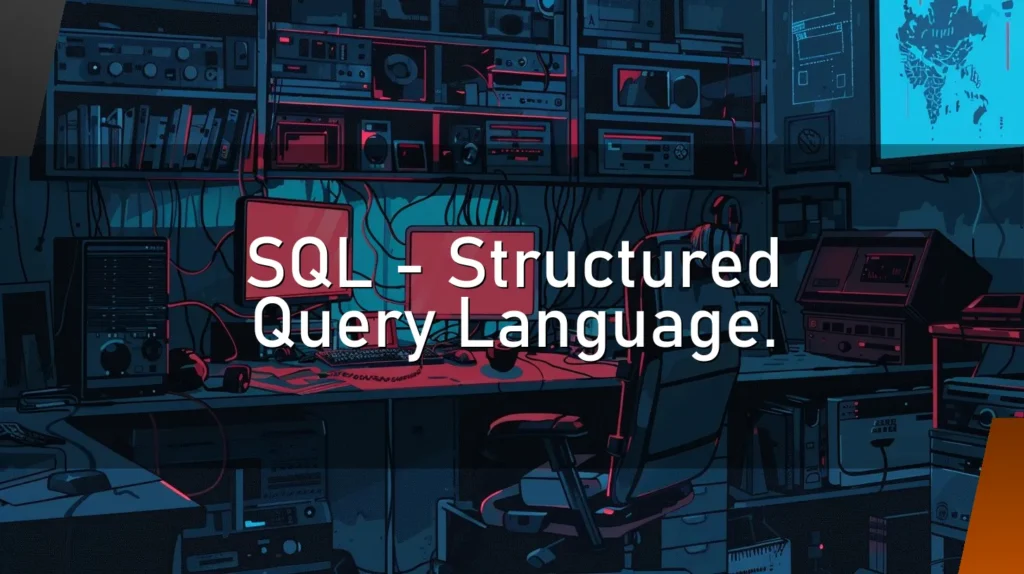 SQL – Structured Query Language.