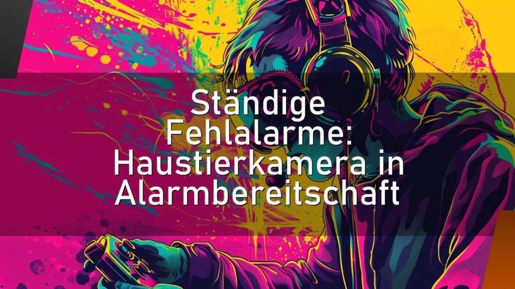 Ständige Fehlalarme: Haustierkamera in Alarmbereitschaft