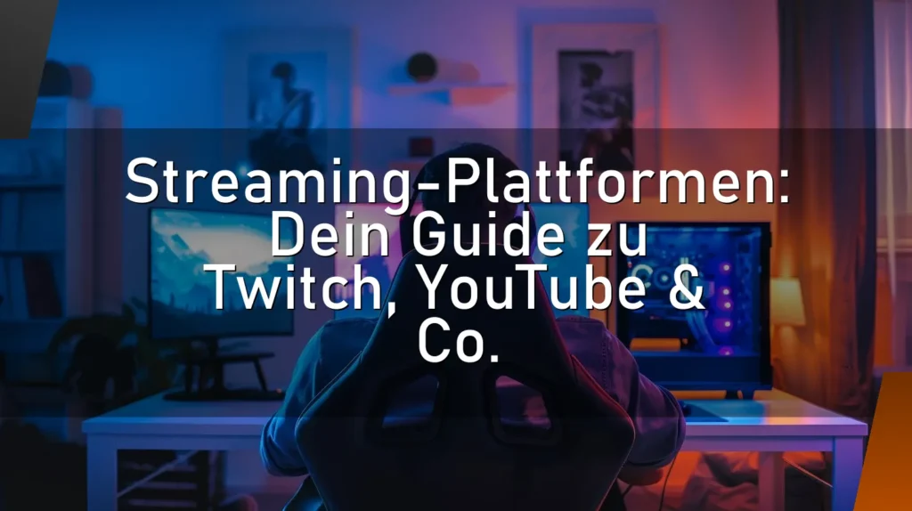 Streaming-Plattformen: Dein Guide zu Twitch, YouTube & Co.
