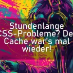 Stundenlange CSS-Probleme? Der Cache war’s mal wieder!