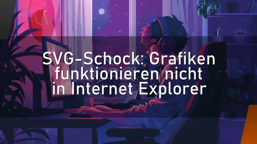 SVG-Schock: Grafiken funktionieren nicht in Internet Explorer