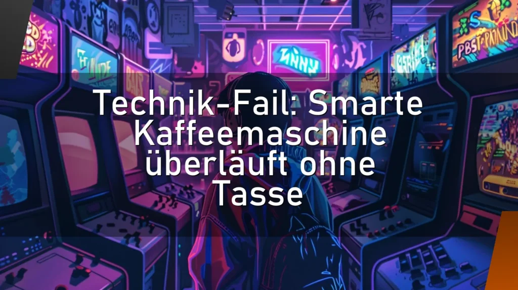 Technik-Fail: Smarte Kaffeemaschine überläuft ohne Tasse