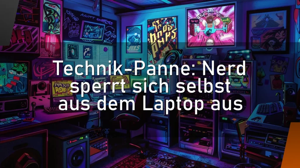 Technik-Panne: Nerd sperrt sich selbst aus dem Laptop aus