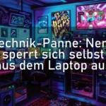 Technik-Panne: Nerd sperrt sich selbst aus dem Laptop aus