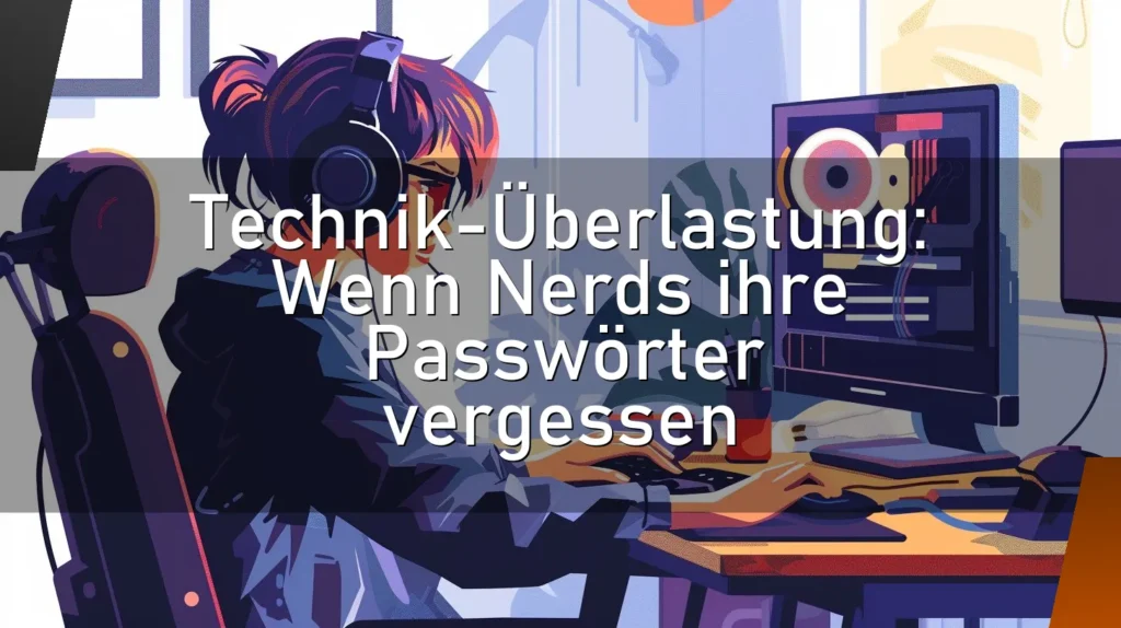 Technik-Überlastung: Wenn Nerds ihre Passwörter vergessen