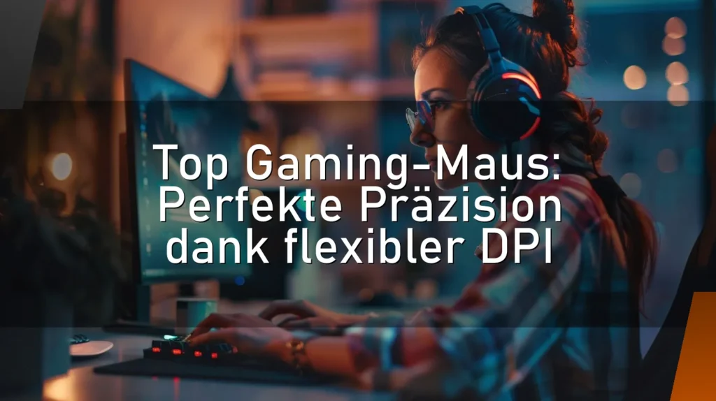 Top Gaming-Maus: Perfekte Präzision dank flexibler DPI