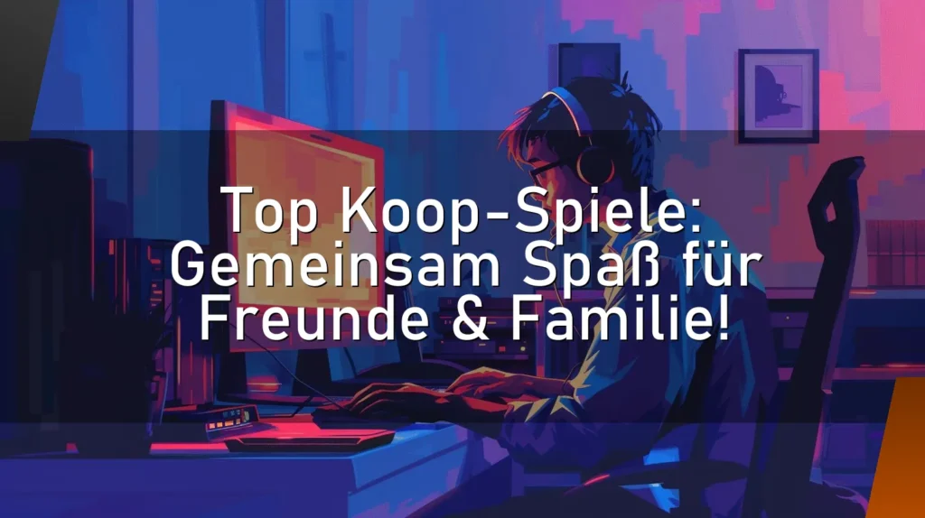 Top Koop-Spiele: Gemeinsam Spaß für Freunde & Familie!