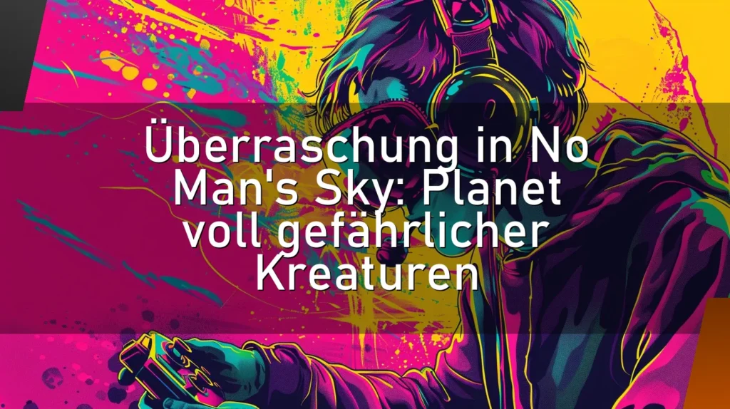 Überraschung in No Man’s Sky: Planet voll gefährlicher Kreaturen