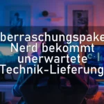 Überraschungspaket: Nerd bekommt unerwartete Technik-Lieferung