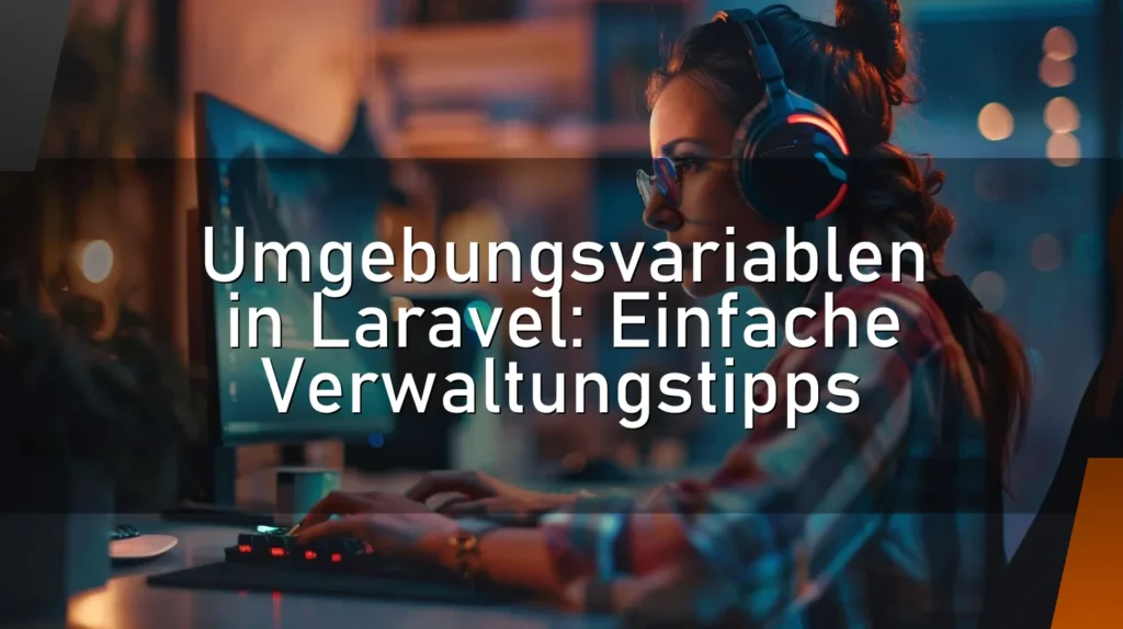 Umgebungsvariablen in Laravel: Einfache Verwaltungstipps