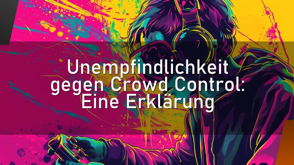 Unempfindlichkeit gegen Crowd Control: Eine Erklärung