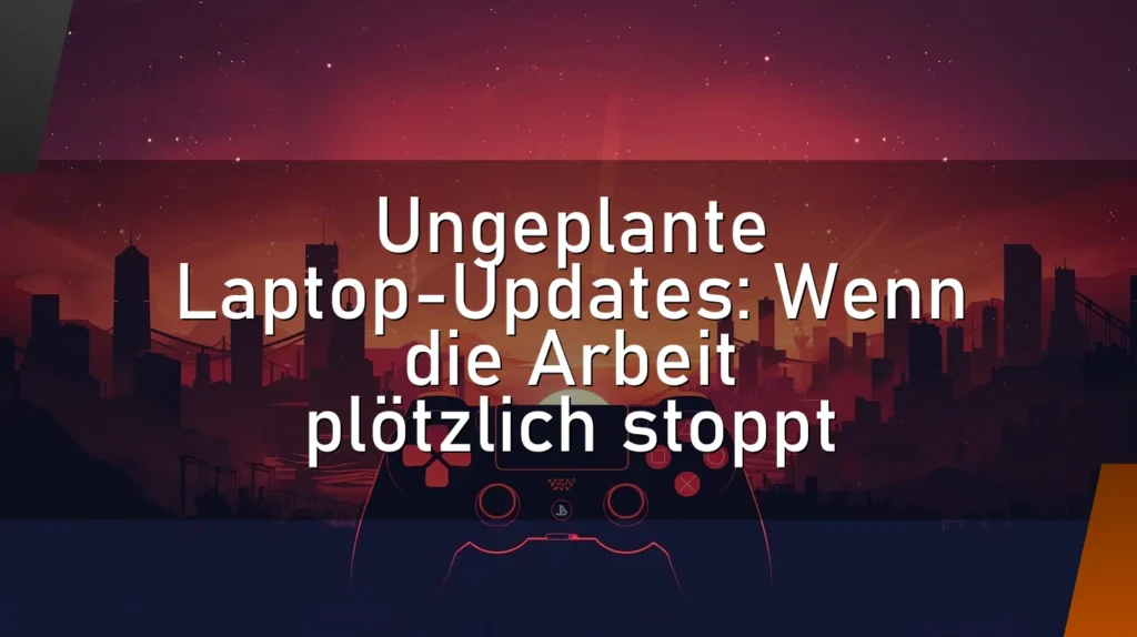 Ungeplante Laptop-Updates: Wenn die Arbeit plötzlich stoppt