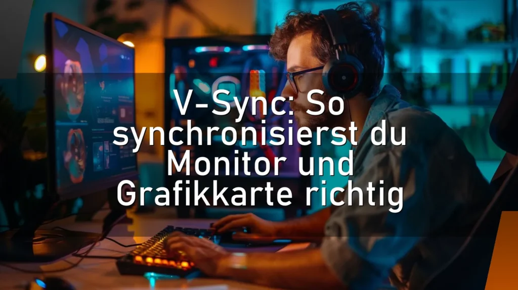 V-Sync: So synchronisierst du Monitor und Grafikkarte richtig