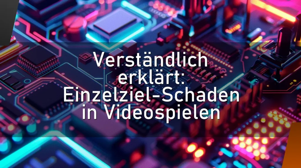Verständlich erklärt: Einzelziel-Schaden in Videospielen