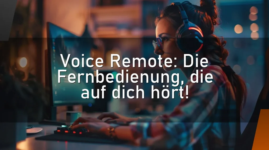 Voice Remote: Die Fernbedienung, die auf dich hört!