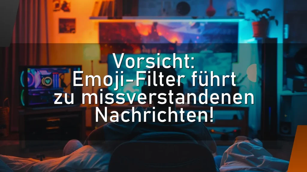 Vorsicht: Emoji-Filter führt zu missverstandenen Nachrichten!