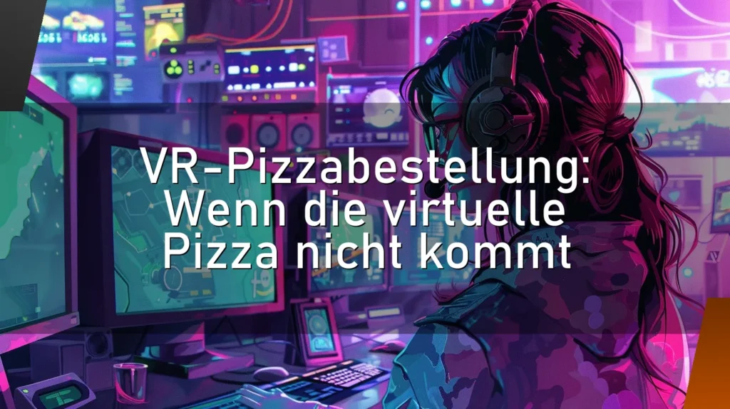 VR-Pizzabestellung: Wenn die virtuelle Pizza nicht kommt