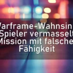 Warframe-Wahnsinn: Spieler vermasselt Mission mit falscher Fähigkeit