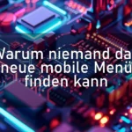 Warum niemand das neue mobile Menü finden kann