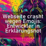 Webseite crasht wegen Emojis: Entwickler in Erklärungsnot