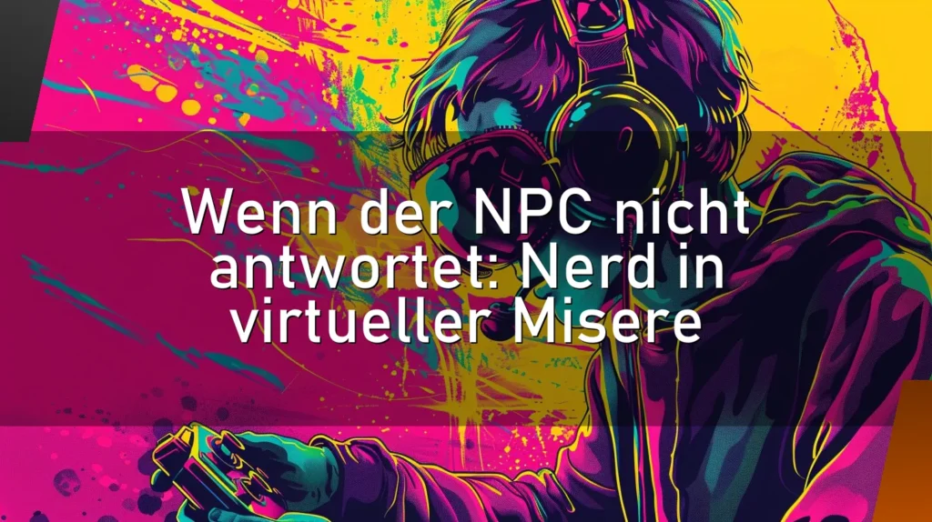 Wenn der NPC nicht antwortet: Nerd in virtueller Misere