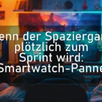 Wenn der Spaziergang plötzlich zum Sprint wird: Smartwatch-Panne