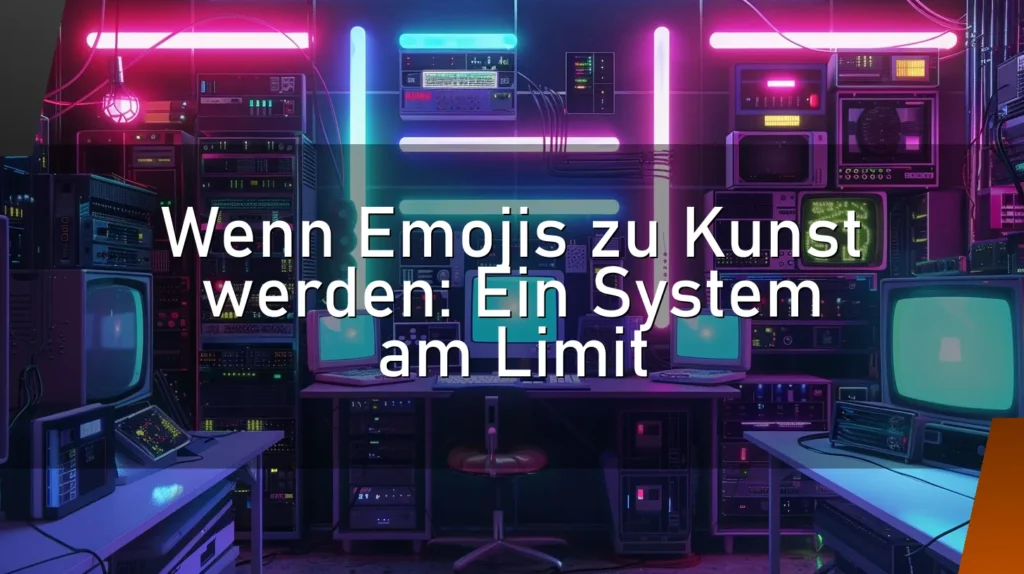 Wenn Emojis zu Kunst werden: Ein System am Limit