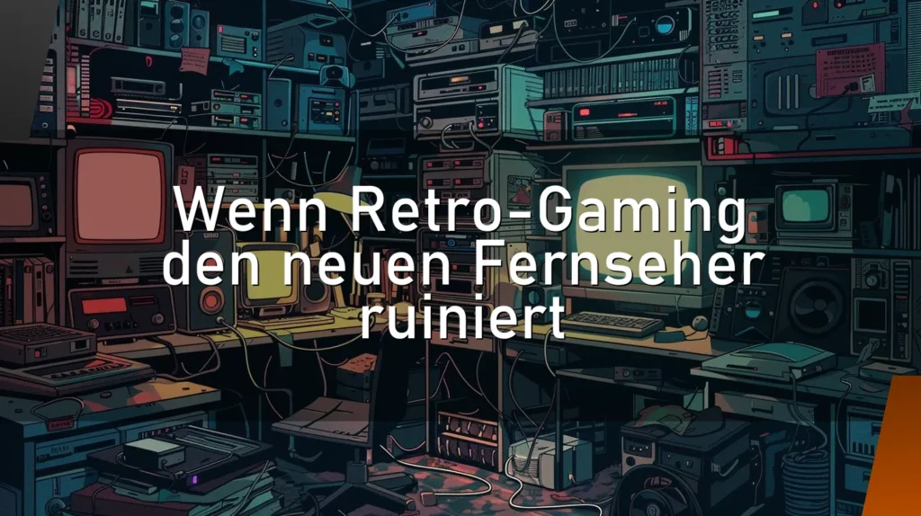 Wenn Retro-Gaming den neuen Fernseher ruiniert