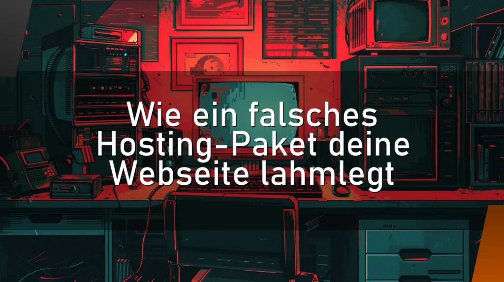 Wie ein falsches Hosting-Paket deine Webseite lahmlegt