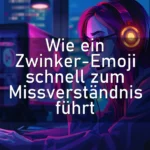 Wie ein Zwinker-Emoji schnell zum Missverständnis führt
