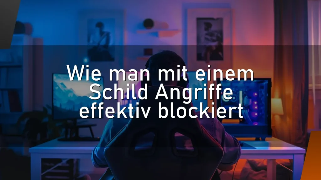 Wie man mit einem Schild Angriffe effektiv blockiert