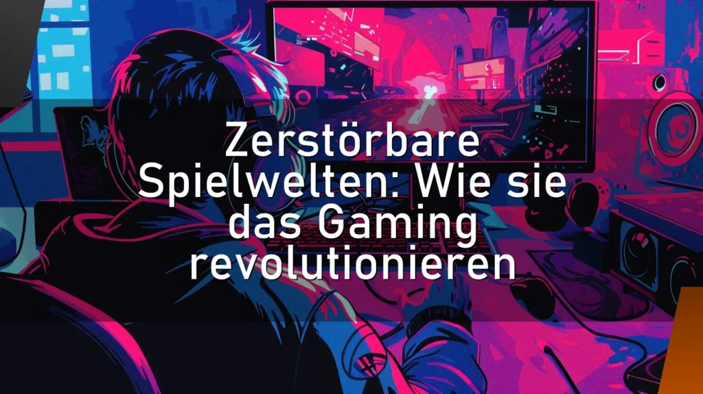 Zerstörbare Spielwelten: Wie sie das Gaming revolutionieren